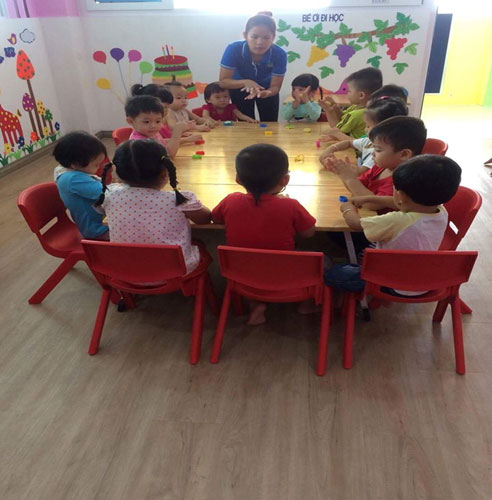 Pororo với những hoạt động tại lớp