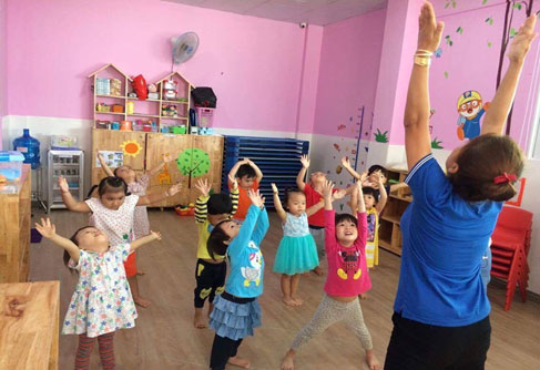 Pororo với những hoạt động tại lớp